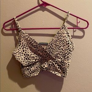 Cheetah Print Brandy Tank top